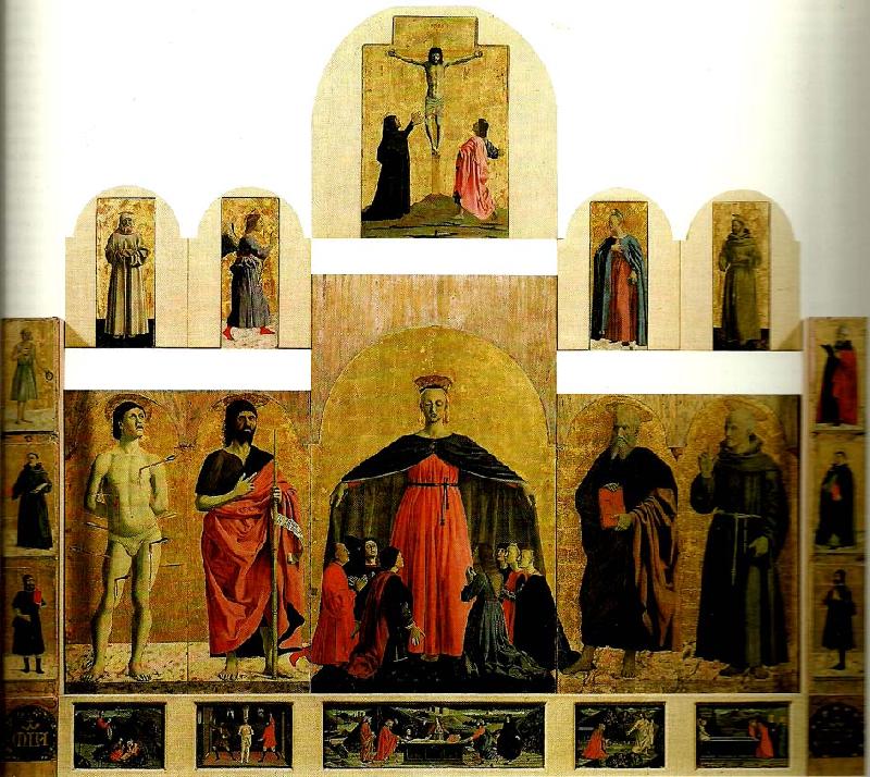 Piero della Francesca polyptych of the misericordia Sweden oil painting art